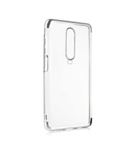 Xiaomi Redmi K30 Kılıf Zore Dört Köşeli Lazer Silikon Kılıf (Gri)