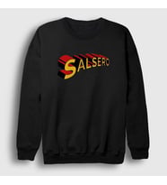 Presmono Unisex Beyaz Salsero Salsa Dans Dance Sweatshirt 466773tt (Siyah)