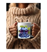 Meyve Emoji Şeklinde 3 Boyutlu Tasarım Seramik Kupa Mug - Hediyelik Kupa Bardak (08)