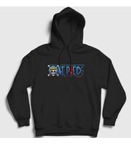 Presmono Unisex Gri Anime One Piece Kapüşonlu Sweatshirt 135140tt (Siyah)