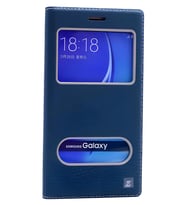 Galaxy J2 Prime Kılıf Dolce Kapaklı Kılıf (Lacivert)