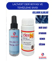 Sağdıç Saraciye Sağdıç Derby  Deri Mont Eşya Boyası Boya Öncesi Temizleme Sıvısı (Lacivert)