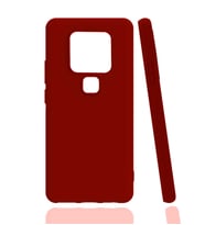 Kvy Tecno Camon 16 Biye Silikon Kılıf (Kırmızı)