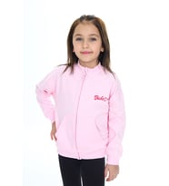 Toontoy Kız Çocuk Baskılı Hırka (Pembe)