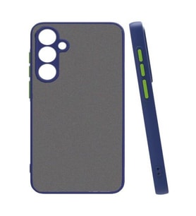 Galaxy S24 Kılıf Mat Yüzey Kamera Korumalı Silikon (Lacivert)