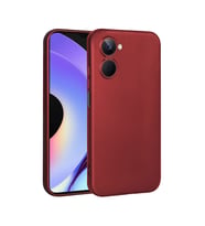 Realme 10 4G Kılıf Zore Premier Silikon Kılıf (Kırmızı)