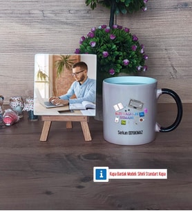 Web Tasarım Uzmanı Fotoğraflı Dekoratif Taş, Kupa Bardak Beyaz Hediye (Model 9)