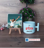 Optisyen Fotoğraflı Dekoratif Taş, Kupa Bardak Beyaz Hediye (Model 12)