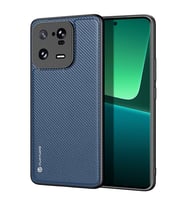 Dux Ducis Xiaomi 13 Pro Fino Serisi Premium Dokuma Silikon Kılıf (Lacivert)