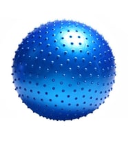 Dikenli Yoga Pilates Topu 85 cm 1 Adet Pompa Hediye (Mavi)