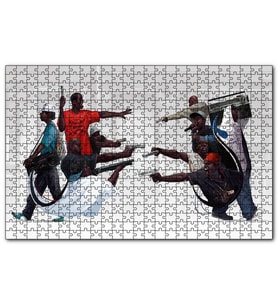 Cakapuzzle Bronx'ta siyahi Hayatları  Puzzle Yapboz MDF (Ahşap) (500 Parça)