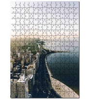 Cakapuzzle Chicago Sahil Şehri Puzzle Yapboz MDF (Ahşap) (1000 Parça)