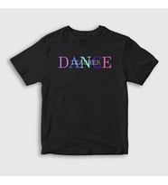 Presmono Unisex Çocuk Beyaz Dance Teacher Hediye Dans Hocası T-Shirt 507697tt (Siyah)