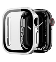 Dux Ducis Hamo Series Apple Watch Ultra 49mm için Hard PC Full Koruma Sert Armor Zırh Kılıf (Gümüş)