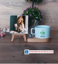 Gıda Mühendisi Fotoğraflı Dekoratif Taş, Kupa Bardak Beyaz Hediye (Model 8)