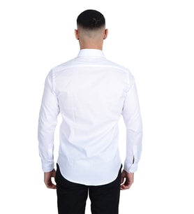 Cengiz İnler Oxford Slimfit Erkek Gömlek (Beyaz)