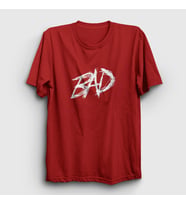Presmono Unisex Sarı Bad XXXTentacion T-Shirt 46942tt (Kırmızı)