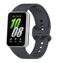 Sneezy Samsung Galaxy Fit 3 Kordon PureLux Soft Yumuşak Silikon Kordon Kayış (Füme)