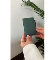Unısex Hakiki Deri Cüzdan & Kartlık 3704 (Yeşil)