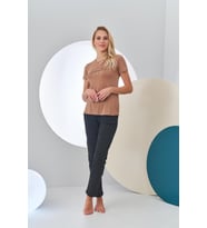 Pjs 24211 Kadın Kısa Kollu Pijama Takımı
