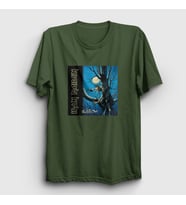 Presmono Unisex Sarı Fear Of The Dark Iron Maiden T-Shirt 85703tt (Haki)