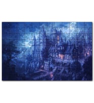 Cakapuzzle Karanlık Kale Yıldırım Fantezi Animasyon Puzzle Yapboz MDF (Ahşap) (500 Parça)