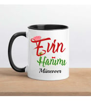 Evin Hanımı Kupa Bardak (Siyah)