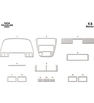 Meriç® Tata Telcoline 4X4 Ön Torpido Kaplama Maun 13 Parça 2004-2009 (Alüminyum)