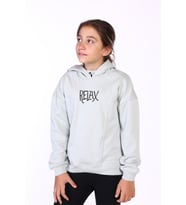 Toontoy Kız Çocuk Nakış Detaylı İçi Pamuklu Sweatshirt (Gri)