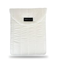 ZEYPACK - Jessy Puffer Bilgisayar Kılıfı, Su Geçirmez, Koruyucu Pedli, 13’’/14’’, MacBook Air Laptop Kılıfı (Beyaz)