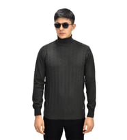 Erkek Spor Balıkçı Yaka Kazak R22507 BGL-ST03177 (Haki)