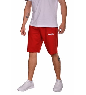 Diadora Mesa - Pamuklu Antrasit Spor Şort - DIADORAMESA (Kırmızı)