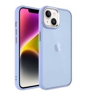 Apple iPhone 14 Kılıf Zore May Arka Yüzey Buzlu Kılıf (Lila)