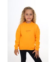 Toontoy Kız Çocuk Nakışlı Sweatshirt (Hardal)