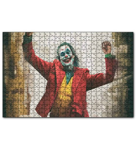 Cakapuzzle Joker Gülümseme Filmi Görseli  Puzzle Yapboz MDF (Ahşap) (500 Parça)