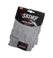 Sedef Yıldızı Erkek Düğmeli Penye Boxer 1094 - 6 Adet (Gri)