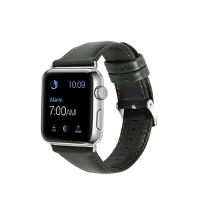 BİPOWER Apple Watch 42-44mm KRD10 Deri Kordon (Yeşil)