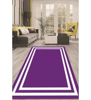 Dijital Kaymaz Taban Yıkanabilir Modern Renkli Salon Halısı Mutfak Halısı Yolluk ND-HT-526 (Mor)
