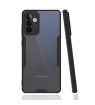 Galaxy A72 Kılıf Zore Parfe Kenarları Pastel Renk Silikon Kılıf (Siyah)