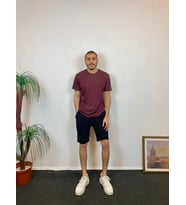 Erkek Regular Fit Şort SPR24SR61 (Siyah)