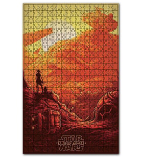 Cakapuzzle Star Wars Sahnesi Görseli Puzzle Yapboz MDF (Ahşap) (1000 Parça)