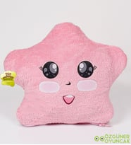 Mavimsi Uyku Arkadaşım Yıldız Yastık (Pembe)