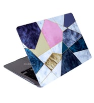 McStorey Macbook Pro ile Uyumlu Kılıf M1-M2 HardCase A1706-08 A1989 2159 2251 A2289 A2338 Marble14NL (Karışık)