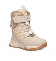 Trendyshose 014 Kız  Çocuk soğuk Geçirmez Polarlı Kar Botu (Krem)
