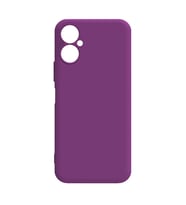 Kvy Tecno Camon 19 Neo Biye Silikon Kılıf (Mor)