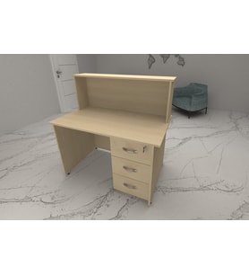 Vena Nil Banko Komodinli 120x70x120h (Akçaağaç Rengi )