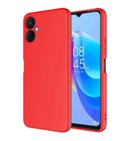 Tecno Spark 9 Pro Kılıf Kamera Korumalı iÇi Süet Dokulu Lansman Tipi Silikon (Kırmızı)