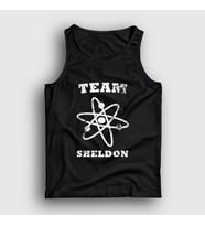 Presmono Unisex Sarı Team Sheldon The Big Bang Theory Atlet 181588tt (Siyah)