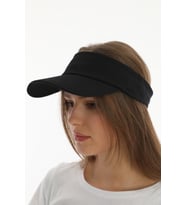 Uv Koruyuculu Unisex Siperlikli Tenisci Şapka (Siyah)