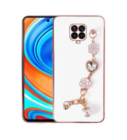 Xiaomi Redmi Note 9S Kılıf El Tutamaçlı Taka Silikon Kılıf (Beyaz)